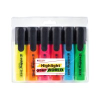 EDDING Textmarker 345 345-E6 6 Farben ass.