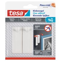 tesa Powerstrips Klebenagel für Tapete und Putz, 2,0 kg