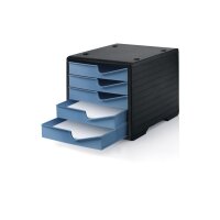 STYRO Styroswingbox 275-8430.369 sz/taubenblau 5 Schubladen