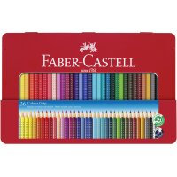 FABER-CASTELL Crayon de couleur Colour GRIP, étui de 48