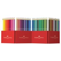 FABER-CASTELL Crayons de couleur hexagonaux CASTLE,...