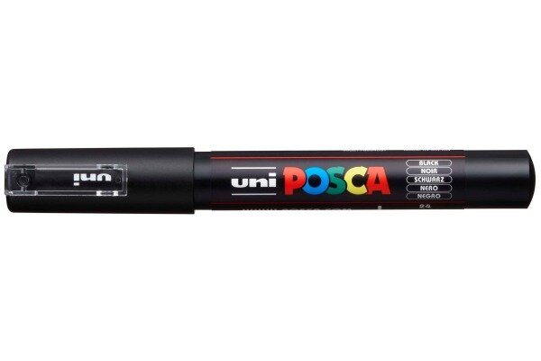 UNI-BALL Posca Marker 0.7mm PC-1M BLACK noir