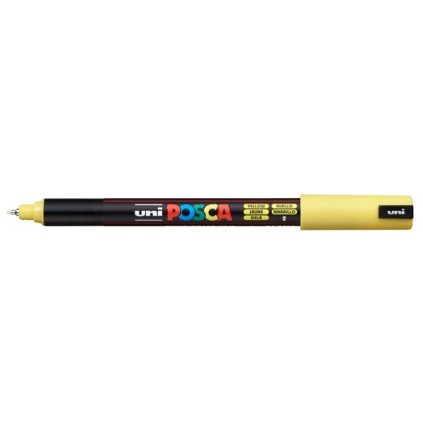 POSCA Fineliner 0.7mm PC1MR YELLOW jaune