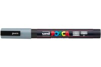 UNI-BALL Posca Marker 0,9-1,3mm PC-3M GREY grau, Rundspitze