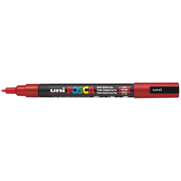 POSCA Pigmentmarker PC-3M, rot