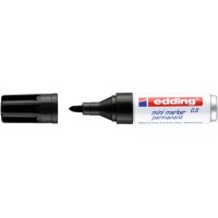 EDDING Mini Marker permanent 1,5-3mm 0-1 schwarz