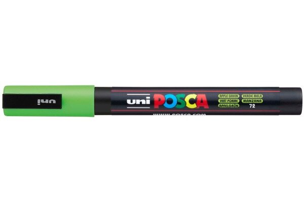 UNI-BALL Posca Marker 0,9-1,3mm PC3MAPPLEGRE apfelgrün, Rundspitze