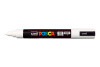 UNI-BALL Posca Marker 1,8-2,5mm PC-5M WHITE blanc