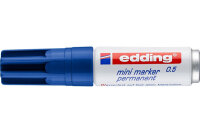 EDDING Mini Marker permanent 1,5-3mm 0-3 bleu