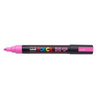 POSCA Marker 1.8-2.5mm PC-5M F.PINK fluo rosa, Rundspitze