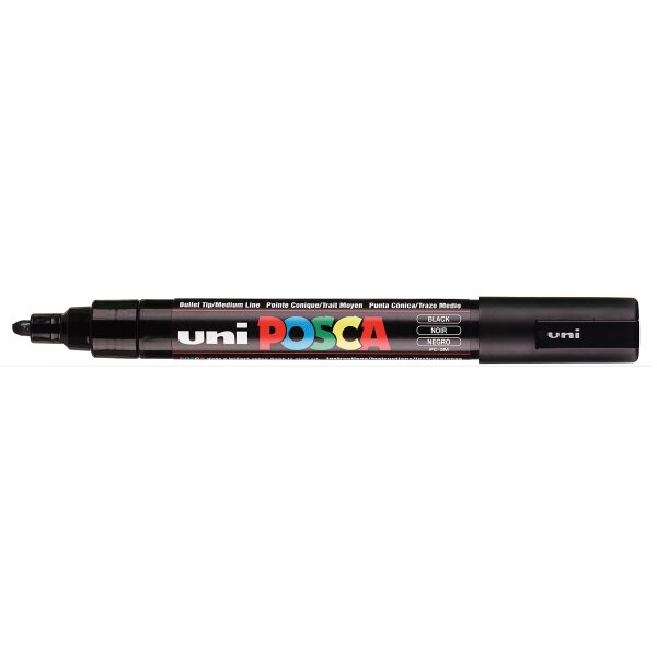 POSCA Marqueur &agrave; pigment PC-5M, noir