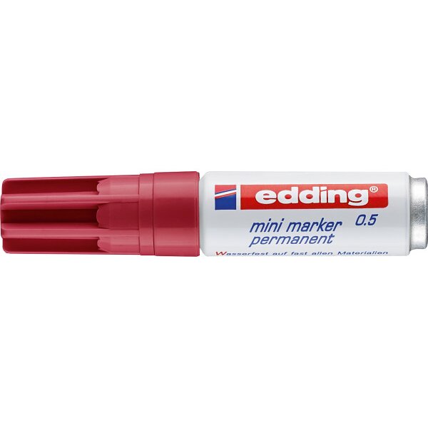 EDDING Mini Marker permanent 1,5-3mm 0-19 karmin