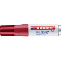 EDDING Mini Marker permanent 1,5-3mm 0-19 karmin
