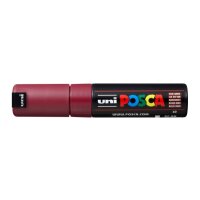 POSCA Marker 8mm PC8K RED WIN bordeaux, Keilspitze