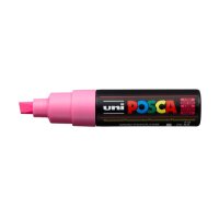 POSCA Marker 8mm PC-8K F.PINK fluo rosa, Keilspitze