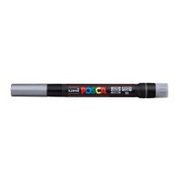 POSCA Pinsel-Marker 1-10mm PCF350 SILVE silber