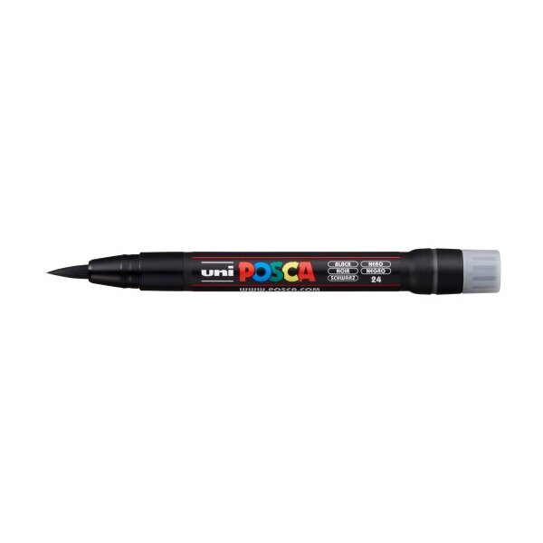 POSCA Feutre-pinceau 1-10mm PCF350 BLACK noir