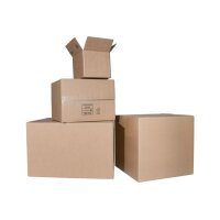 COLOMPAC Faltboxen 0201 braun 3mm 2022136 285x190x95mm 25...