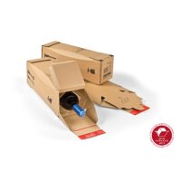 COLOMPAC Flaschenkarton braun 2053492 74x74x305mm 1...