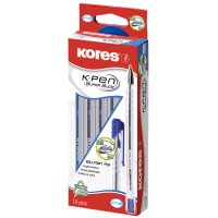 Kores Einweg-Kugelschreiber K-PEN Super Slide K11, blau