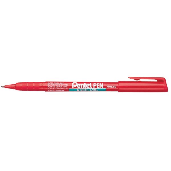 PENTEL Marker Green Label M NMS50-BO rouge