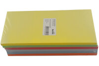 BEREC Karten 6-farbig ass. 530.SK300 Rechteck 205x95mm...