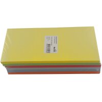 BEREC Cartes, 6 couleurs ass. 530.SK300 rectangle...