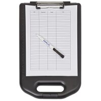 MAUL Klemmbrett mit Aufbewahrungsbox, DIN A4, schwarz