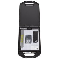 MAUL Klemmbrett mit Aufbewahrungsbox, DIN A4, schwarz