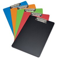 MAUL Porte-bloc avec pince MAULflexx, A4, noir / noir