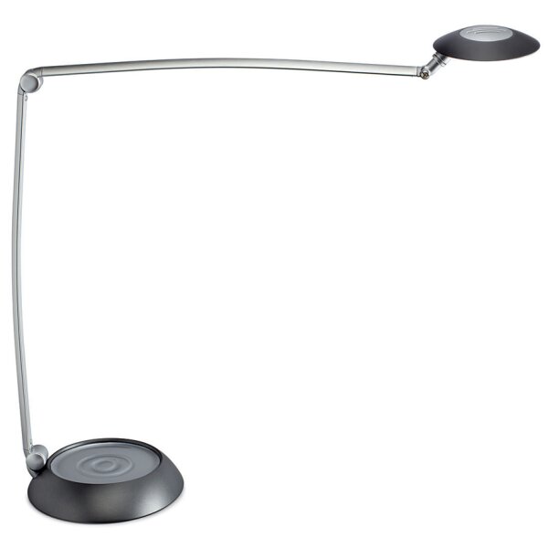 MAUL LED-Tischleuchte MAULspace, dimmbar, silber schwarz