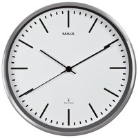 MAUL Wanduhr Funkuhr MAULfly, Durchmesser: 300 mm, weiss