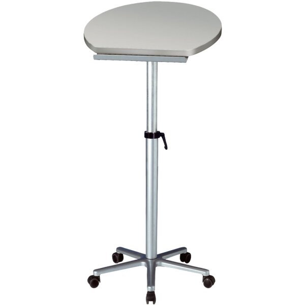 MAUL Stehtisch, höhenverstellbar, (B)600 x (T)510 mm, weiss