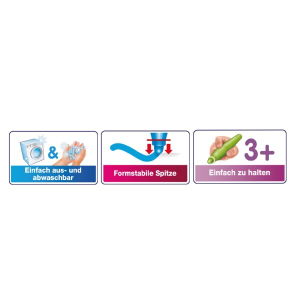 BIC KIDS Fasermaler Visacolor XL ecolutions, 12er Kartonetui