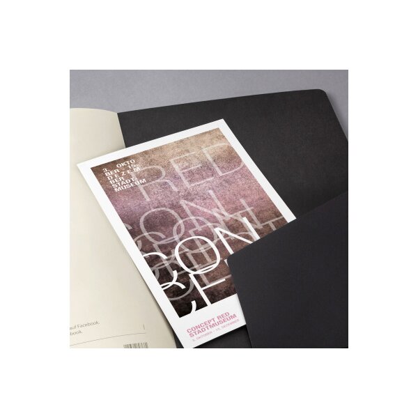 CONCEPTUM Notizheft CONCEPTUM Softc. A6 CO865 Softwave,black,ligné