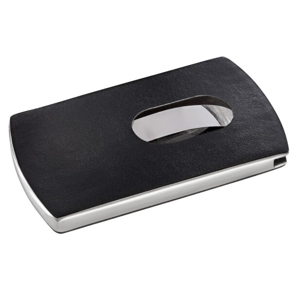 sigel Visitenkarten-Etui "Snap", Edelstahl, silber