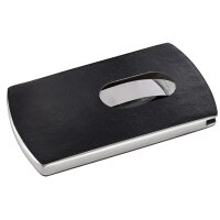 sigel Visitenkarten-Etui "Snap", Edelstahl, silber