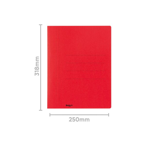 BIELLA Doss.-class. Recycolor 16643045U mécanisme à spirale, rouge