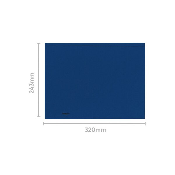BIELLA Vertikalmappe Recycolor 25342705U 32x23,3/24,3cm, blau 100 St.
