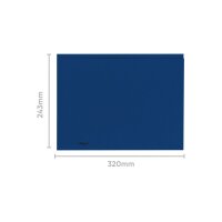 BIELLA Vertikalmappe Recycolor 25342705U 32x23,3/24,3cm, blau 100 St.
