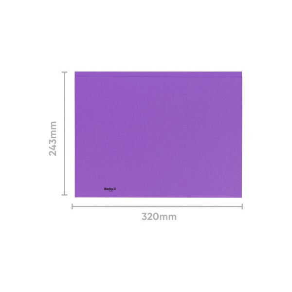 BIELLA Vertikalmappe Recycolor 25342741U 32x23,3/24,3cm, lila 100 St.