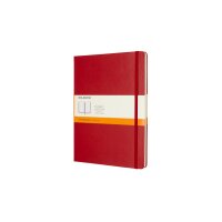MOLESKINE Notizbuch XL 855082 Liniert,HardCover,Scharlach