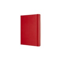 MOLESKINE Notizbuch XL 855082 Liniert,HardCover,Scharlach