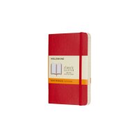 MOLESKINE Notizbuch P/A6 854597 Liniert,SoftCover,Scharlach