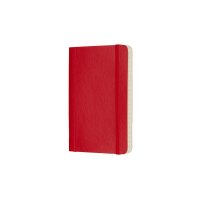 MOLESKINE Notizbuch P/A6 854597 Liniert,SoftCover,Scharlach