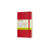 MOLESKINE Notizbuch P/A6 854610 Blanko,Soft Cover,Scharlach
