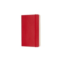 MOLESKINE Notizbuch P/A6 854610 Blanko,Soft Cover,Scharlach