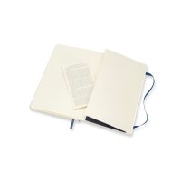 MOLESKINE Carnet Classic SC Large 002854757 bleu saphir, blanc 192 feuil.