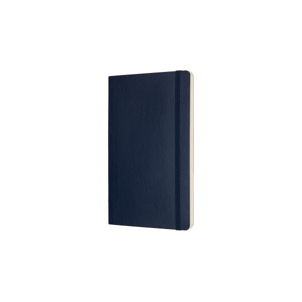 MOLESKINE Carnet Classic SC Large 002854764 bleu saphir, dots 96 feuil.