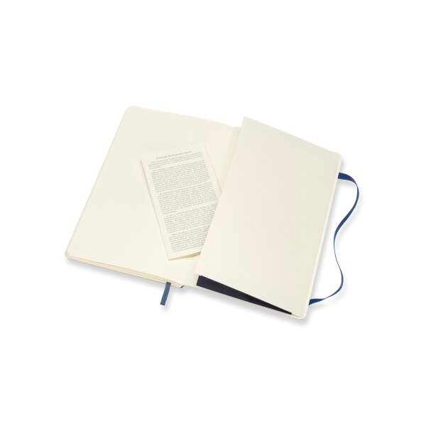 MOLESKINE Carnet Classic SC Large 002854764 bleu saphir, dots 96 feuil.